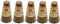 Don Enrique Piloncillo,100% Mexican Brown Sugar,Brown Sugar Cane (5 Packages of 6 oz)