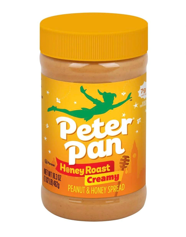 MMIZOO Peter Pan Honey Roast Creamy Peanut Butter 16.3 oz. (Pack of 2)