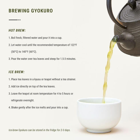 (1.76oz/50g) Senbird Premium Gyokuro - Japanese Shade Grown Green Tea - From Kyoto Japan - Imperial Loose Leaf Green