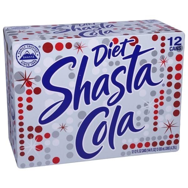Generic Diet Shasta Cola, 12 Cans