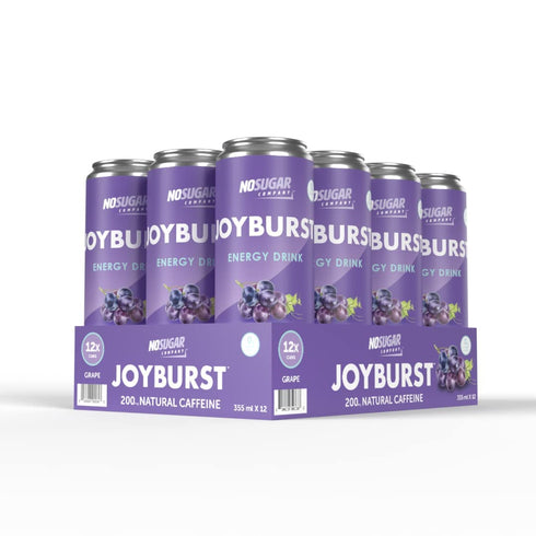 No Sugar Joyburst Energy Drink, Grape, 0 Calorie, 0 Sugar, Sugar Free
