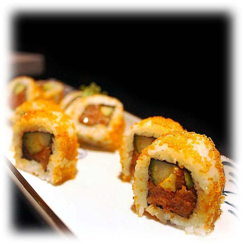 Genki Yuzu Tobiko Flying Fish Roe Caviar Wild-Caught Taiwan, Citrus-Infused Japanese Yuzu