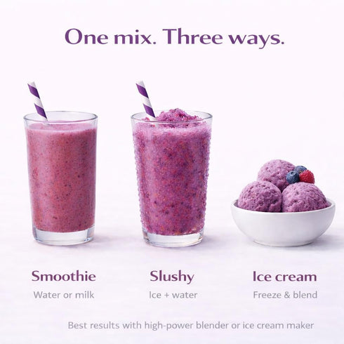 10 Berry Blast Smoothie Mix Freeze Dried Fruit Smoothie Powder for Smoothies & Shakes, Just Add Water or Milk, Servings