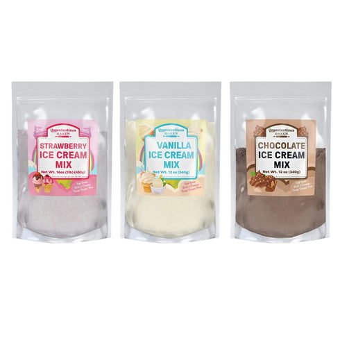 Unpretentious Soft Serve Ice Cream Mix Bundle, Rich & Creamy, Homemade Ice