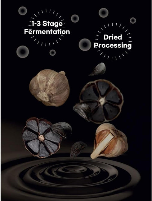 100% 9 (10ml 30 Korean Black Garlic Juice Korean-Grown Aged Garlic with Herbal Ingredients & Honey, No Additives