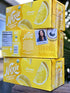 12 8 count pack 3 packs Nixie Organic Lemon Sparkling Water, Fluid Ounce - per - per case.