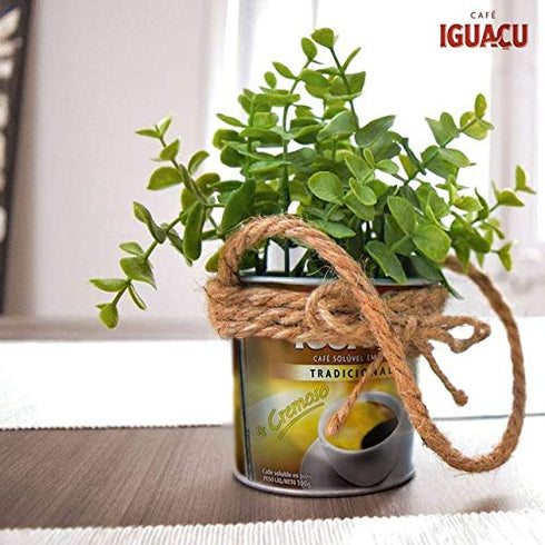 Cafe Iguacu 200 (Pack 3) Tradicional Instant Brazilian Coffee, Can grams
