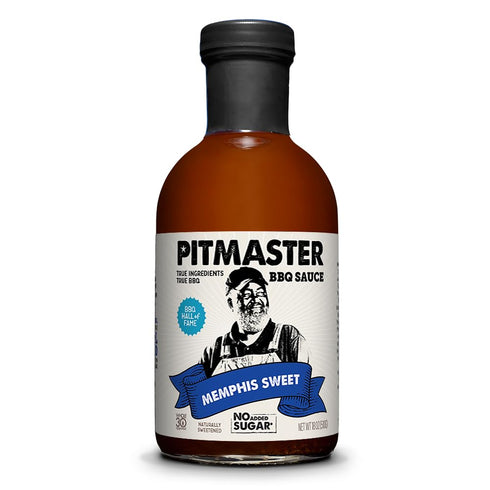 Pack 6 (18 oz, 6 Pack) True Made Foods Ed Mitchell Genuine Pitmaster BBQ Sauce Variety - Flavor Collection for Grilling