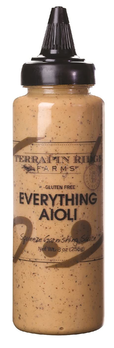 Terrapin Ridge Farms Everything Aioli Garnishing Sauce - 8 Ounce Squeeze Bottle