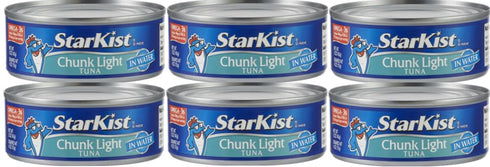 Generic Pack Of 6 Chunk Light Tuna in Water, 5 oz. Can