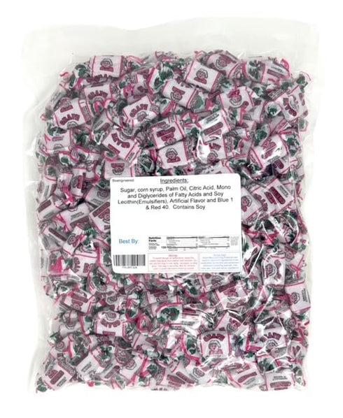 2 Grape Flavored Fruit Chews, Pounds Bulk
