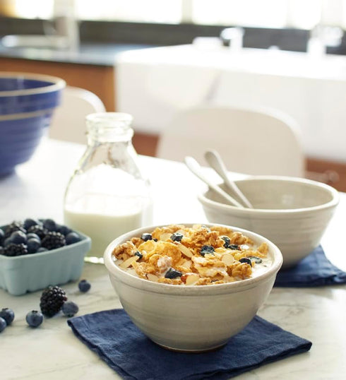 Great Grains 13.5 OZ Blueberry Nut Crunch Blueberry Cereal, Heart Healthy Cereal With Dried Blueberries and Granola