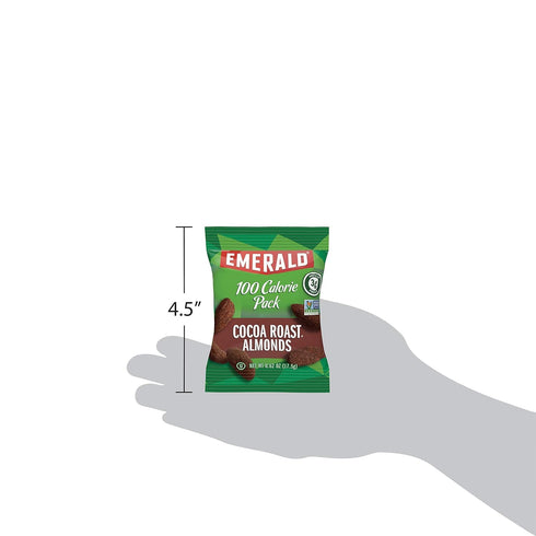 Emerald 100 Pack (Pack 4) Cocoa Roast Almonds Calorie