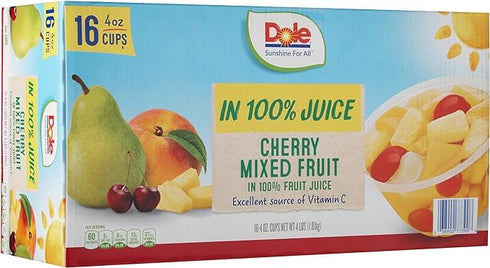 16 Count (Pack 1) Dole Cherry Mixed Fruit