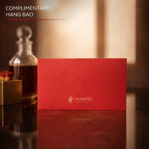 (16 Laumire Gourmet Fruits Lunar New Year Collection - Square Pcs) Gong Xi Fa Cai Chinese New Year Good Luck Candy