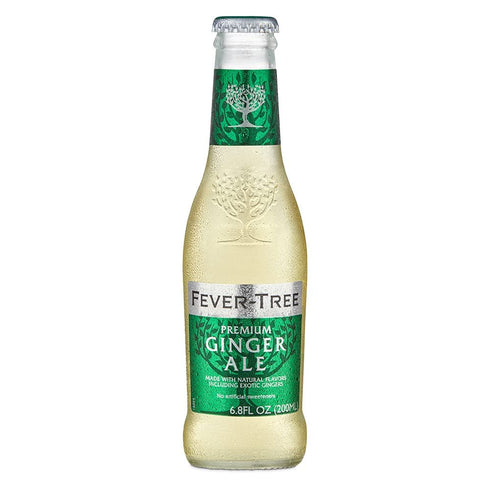 BeeQ -(Pack 12) 6.8 oz Box of Fever-Tree Premium Ginger Ale, Fl