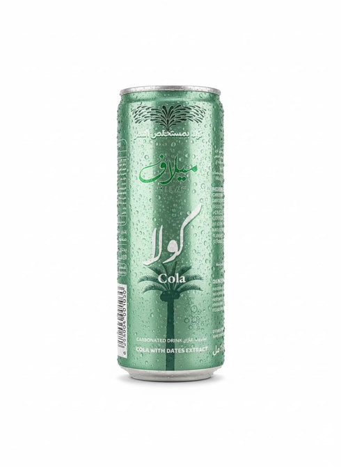 Milaf 8.1 oz (Pack 6) Date Cola - fl | Sweet Carbonated Soda Soft Drink Made with Date Extract | Refreshing