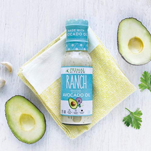 Pack Primal Kitchen Ranch, Greek, and Honey Mustard Salad Dressing & Marinade Variety made with Avocado Oil