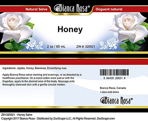 Bianca Rosa (2 oz, 520521) Honey Salve ZIN: