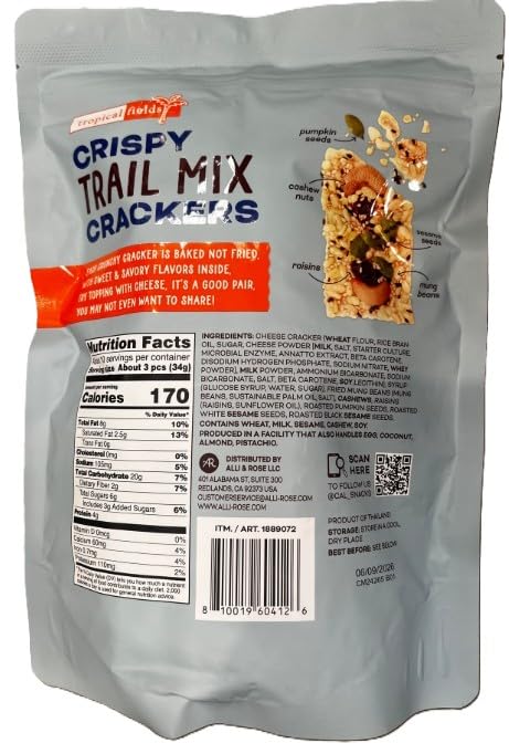Tropical Fields 2 Pack Crispy Trail Mix Crackers