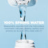 100% 8.0 11.2 Oz (Pack 24) JUST Water - Spring Water, Naturally Alkaline, pH - Plant-Based, BPA Free, Sustainable