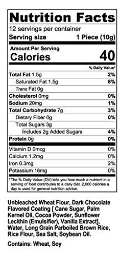 Kim's Magic pop 12 12 - Dark Chocolate Flavor Drizzled | Bags | Cakes per Bag | Low Carb, No Trans Fat, All Natural