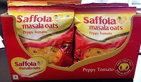 Saffola Classic Oats - Peppy Tomato - 40 grams - Pack of