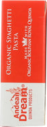8 oz 2 Andean Dream Organic Quinoa Pasta Spaghetti -- - pc