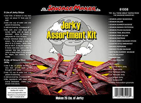The Sausage Maker - Jerky Seasoning Assortment Kit