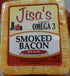 Generic 3 8 oz Nebraska Farmstead Cheese Block Piece Sampler | Gouda, Smoked Bacon, Jalapeno | Each | Made in Small