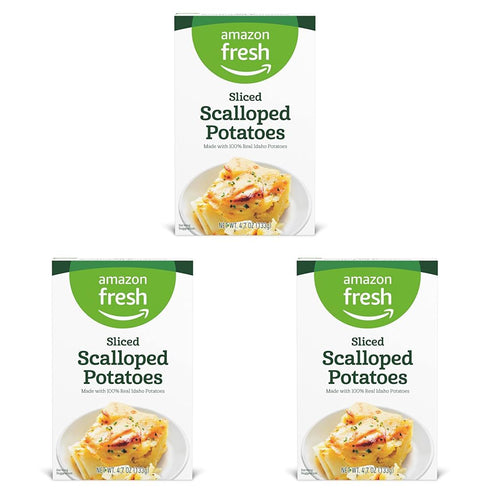 Amazon Fresh Amazon Grocery, Scalloped Potatoes, 4.7 Oz (Previously , Packaging May Vary) (Pack