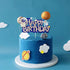 JeVenis Space Birthday Cake Topper, Cupcake & Rocket Decoration, Astronaut Cake Decoration