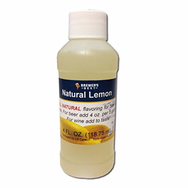 Brewer's Best Natural Beer and Wine Fruit Flavoring, Lemon