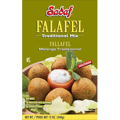Sadaf Traditional Falafel Mix - Classic Middle Eastern Dish - Vegetarian Falafel