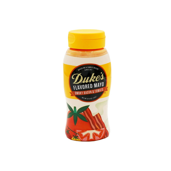 Dukes Bacon & Tomato Flavored Mayonnaise Squeeze Bottle Smoky & Savory, 14