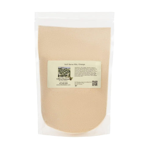 OliveNation Vegan Soft Serve Mix, Orange - Non-Dairy Soft Serve Powder for