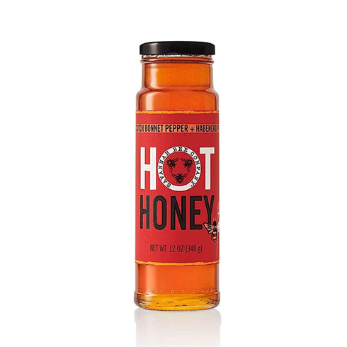 Savannah Bee Company Sweet and Spicy Honey Hot Sauce, 100% Pure, Gluten Free, 12 oz, Infused with Wildflower Honey