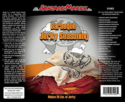 1 lb. 4 oz. The Sausage Maker - Barbecue Jerky Seasoning Kit