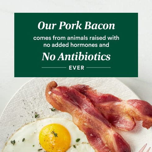 365 12 by Whole Foods Market, Reduced Sodium Uncured Center Cut Bacon, Ounce