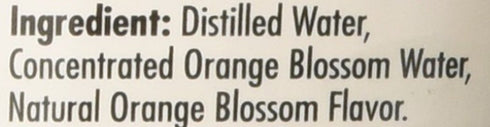 Sadaf Orange Blossom Water for Cooking, Food Flavoring, Baking, Ideal for Persian Desserts, Cakes, Syrups (10 fl Oz)