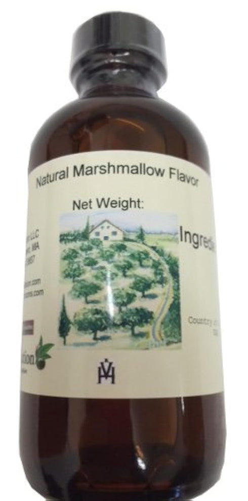 OliveNation Marshmallow Flavoring, Sugar Free Water Soluble, TTB-Approved for Brewing, Baking - 8 ounces
