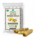 Organic Sun Dried Banana Snacks - Natural Fruit Leather No Sugar Added