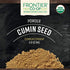 Frontier Co-op Organic Ground Cumin Seed, 5.61oz Cumin Powder