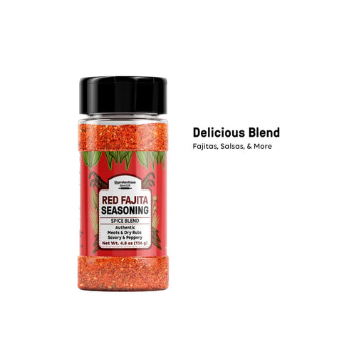 Red Fajita Seasoning Spice Blend, Peppery & Savory for Fajitas & Tacos, Unpretentious (4.8 Ounce)