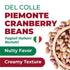 Del Colle 11 LBS (5 (Pack 1) Piemonte Cranberry Beans, kg) Fagioli Italiani Borlotti. Good Source of Fiber