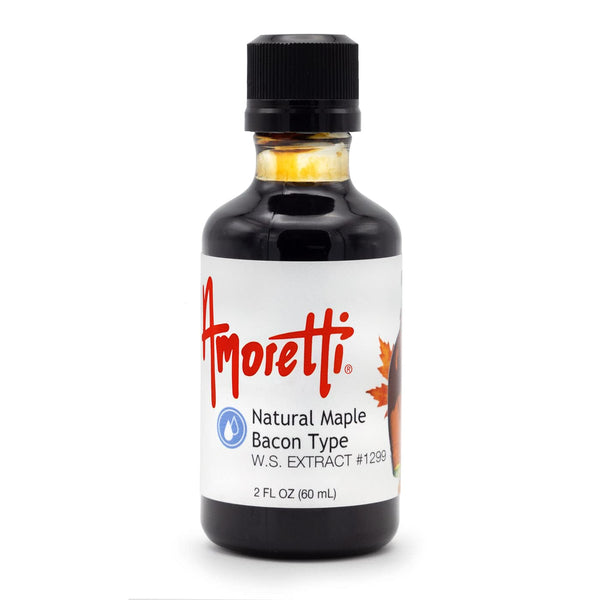 Amoretti - Natural Maple Bacon Type Extract Water Soluble 2 oz -