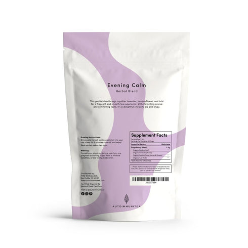 AutoimmuniTea AIP Stress Relief, Bedtime Blend for Restful Sleep, Calming Tea with Lavender, Tulsi, Passion Flower - 15