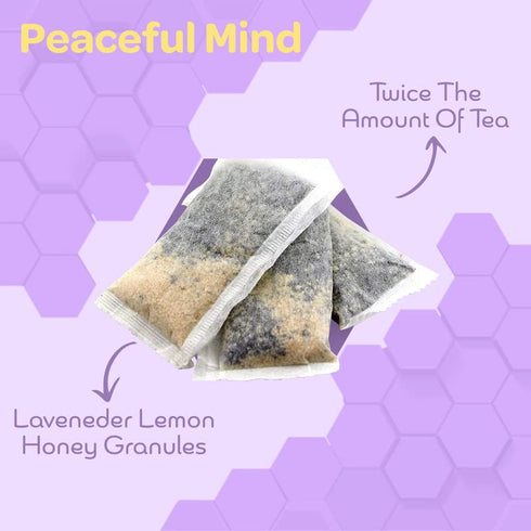 24 Count True Honey Lavender Lemonade Tea Bags - Tranquil Tea for Sleep, Stress Relief and Calm - All Natural Organic