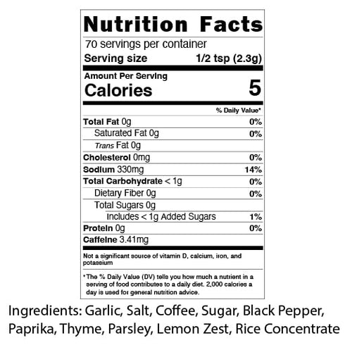 Instant Gourmet 6 oz Awake-a-Steak Coffee Rub