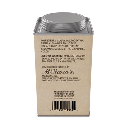 6.25oz McSteven's Ciderworks Cinnamon Apple Cider Mix - Perfect Combination of Fruit and Spice, Naturally Flavored